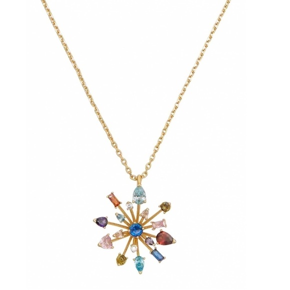 KATE SPADE • Firework Floral Pendant Necklace - Picture 1 of 4